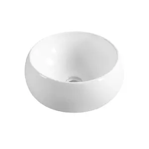 7812 Ceramic 40cm Domed Round Countertop Basin