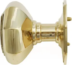 Castelion Large Brass Octagonal Centre Door Knob