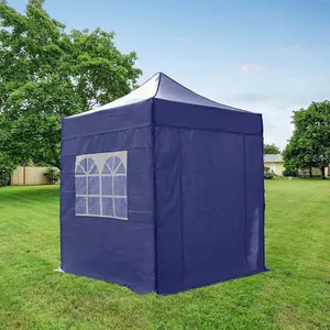 Airwave Four Seasons Essential 2x2 Pop Up Gazebo with Sides Blue