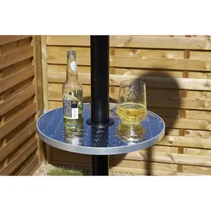 Patio Tower Heater Table Adapter - Drinks Holder - 400mm x 75mm Hole - Outdoor