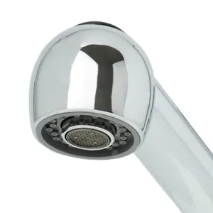 Mokau Chrome effect Kitchen Top lever Tap