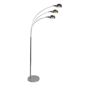 Lighting Collection Century Chrome 3Lt Floor Lamp