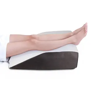 LIVIVO Memory Foam Leg Rest Wedge Pillow - Reduces Back, Neck & Hip Pain, Elevated Support for Better Circulation with Cover