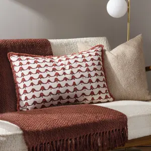 Hoem Avery Geometric 100% Cotton Polyester Filled Cushion