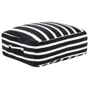 Floor Cushion SETTAT Cotton Black