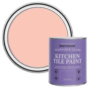 Rust-Oleum Happy As A Clam Gloss Kitchen Tile Paint 750ml