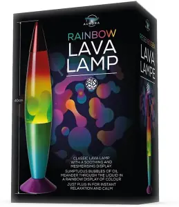 Retro Classic Rainbow Lava Lamp  16"