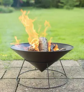 Primrose Kalama Outdoor Cast Iron Fire Bowl Pit 56cm