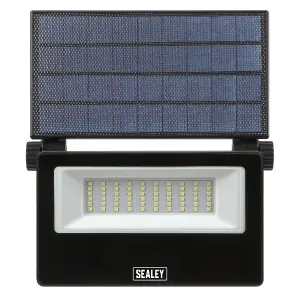 Sealey Extra-Slim Solar Floodlight With Wall Bracket 30W SMD LED 3000LM LED30S