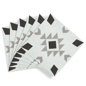 d-c-fix Ethno Self Adhesive Vinyl Floor Tiles Pack of 11 (1sqm)