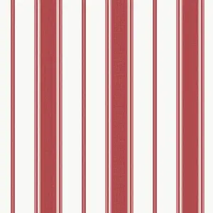 Galerie Smart Stripes 3 Red/White Heritage Stripe Wallpaper Roll