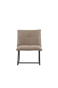 Madison Lounge Chair, Brown Relaxer Chair, Upholstery Chair