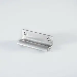 Sash Window Lift Handle 62 x 20mm 47mm Fixing Centres Satin Nickel