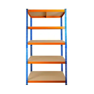 10 Bays of 5 Tier Extra Heavy Duty Storage Racking 1800h x 900w x 450d mm 300kg