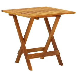 Berkfield Bistro Table 46x46x47 cm Solid Acacia Wood