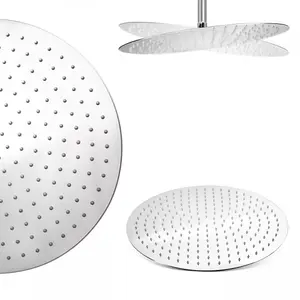 Nes Home Round 400mm Ultra Thin Shower Head Bathroom