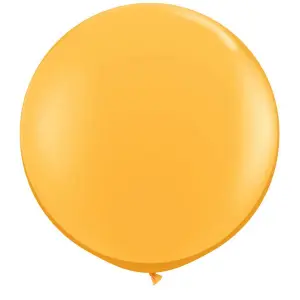 Qualatex 5 Inch Plain Latex Party Balloons (Pack Of 100) (48 Colours) Goldenrod (One Size)