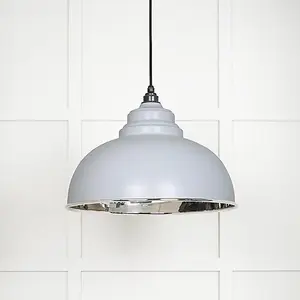 Smooth Nickel Harborne Pendant in Birch