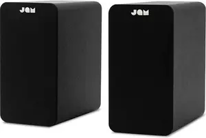 JAM Bluetooth Bookshelf Speakers - Compact, Mains Powered Dual Speaker System, Aux-In Function, Wireless Turntable Speakers, 4" Driver, High