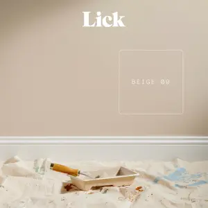 Lick Beige 09 Peel & stick Tester