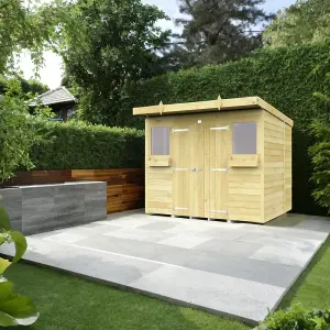 DIY Sheds 8x8 Pent Summer Shed (8ft x 8ft) 8 x 8