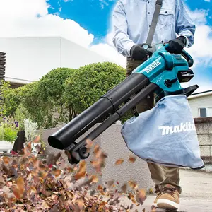 Makita DUB187Z 18V LXT Brushless Cordless Leaf Blower Vacuum + Bag + T Nozzle +