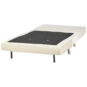 Beliani Modern Sofa Bed FARRIS Cream Velvet