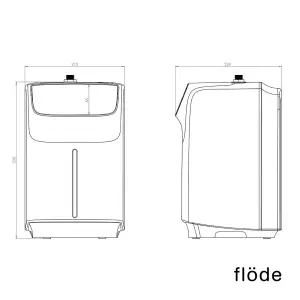 flode tre 3 in 1 Boiling Water Tap Gun Metal Finish