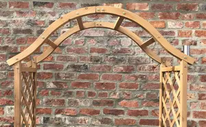 Wooden Garden Arch Pergola Plant Trellises Rose Archway