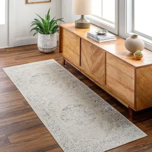 AMAYRA Machine Washable Vintage Area Rug 200 x 275 cm