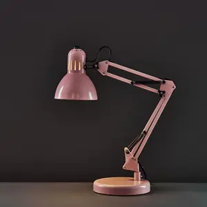 Aurlie 36cm Desk Lamp Pink / Yes