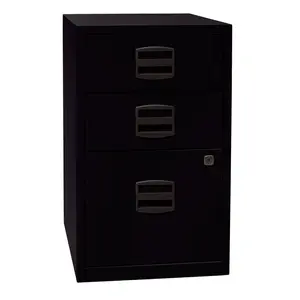 41.3cm Wide 3 -Drawer File Cabinet Black