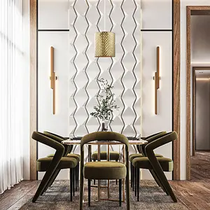 Tweed Lattice Metal Pendant Lighting Shade in Bright Gold with Small Square Gaps