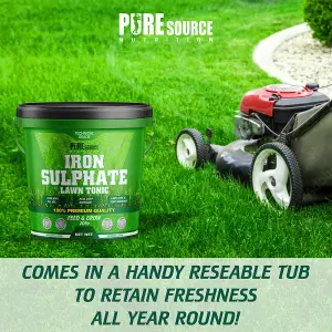 Iron Sulphate 5kg Bucket Makes Grass Greener, Hardens Turf and Prevents Lawn Disease Makes upto 5000L & Covers upto 5000m2 by PSN