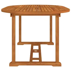 Berkfield Garden Table 200x100x75 cm Solid Wood Eucalyptus