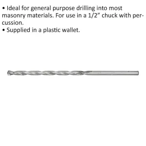 High-Quality 11mm x 300mm Rotary Impact Drill Bit for Masonry Work