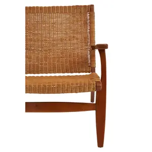 Interiors by Premier Java Woven Chair in Brown Rattan