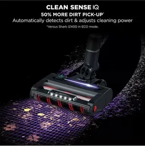 Shark Stratos IZ420UKT Pet Pro Model Cordless Stick Vacuum Cleaner With Anti Hair Wrap Plus & Clean Sense IQ, Mid Grey