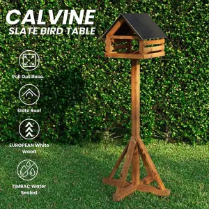 Calvine Slate-Effect Bird Table