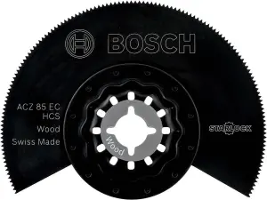 Bosch Starlock 7 Piece Multi Tool Blade Set Wood Curved Tec Blades 2608664623