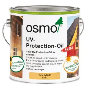 Osmo UV-Protection Oil Extra 420 Clear Satin - 2.5L