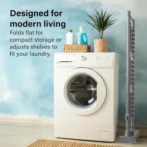 Electric 3-Tier Heated Clothes Dryer Airer Dry Clothing Folding Drying Rack