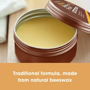 Furniture Clinic Clear Beeswax Polish & Wax for Wood 200ml