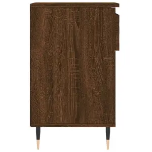 Berkfield Shoe Cabinet Brown Oak 102x36x60 cm Engineered Wood