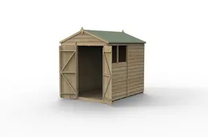 4LIFE Apex Shed 6x8 - Double Door - 2 Window