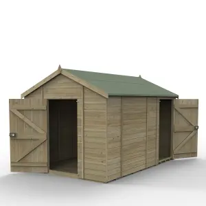 Timberdale 12x8 Apex Shed No Window - Combo