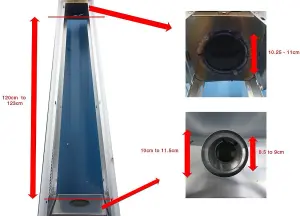 BU-KO Glass Tube Replacement for Pyramid Gas Heater