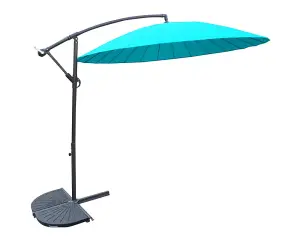 3m Blue Shanghai Cantilever Parasol