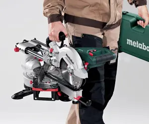 Metabo KGS 216 M 110V 8" single bevel sliding mitre saw