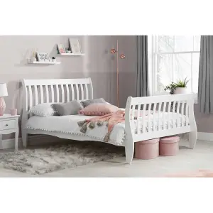 Birlea Belford Small Double Bed Frame In White